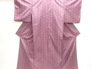 麻の葉模様本場大島紬着物アンサンブル(染)